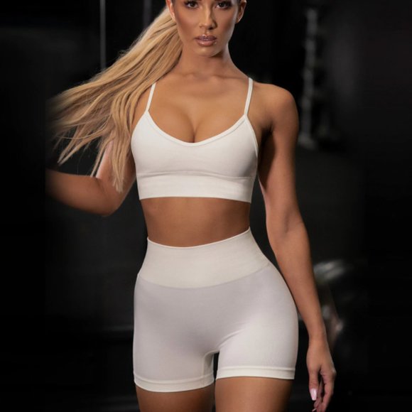 NEW 6 PC WORKOUT GYM GYMSHARK (SHORTS, BRA, LEGGINGS) YOGA LOT SIZE SMALL S XS - Picture 8 of 12